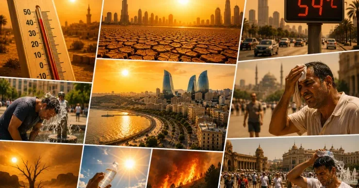 Temperatur 54 dərəcəni keçəcək Bu yay “yer göy qovrulacaq”
