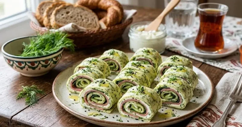 Şüyüdlü krep sarma resepti