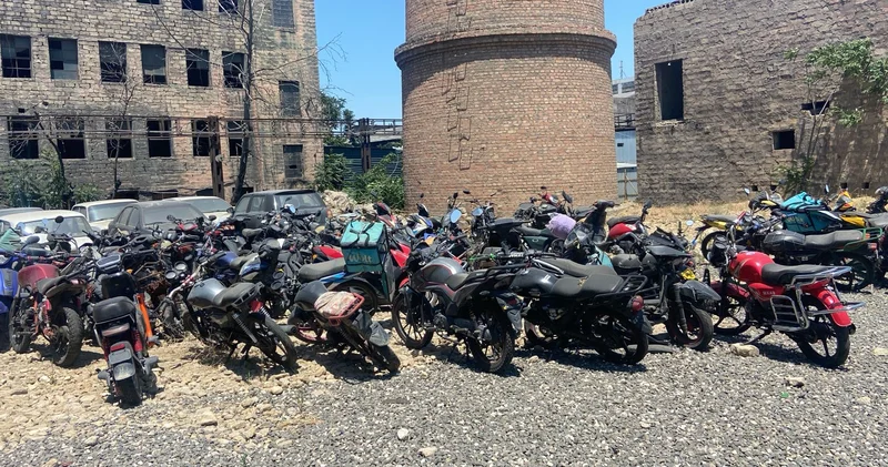 Bakıda 79 motosiklet və moped cərimə meydançasına aparılıb