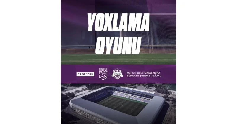 Sumqayıt və İmişli bu gün yoxlama oyununda qarşılaşacaq