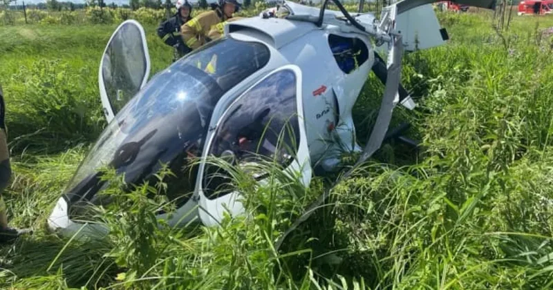 В Польше разбился гирокоптер: двое пострадавших