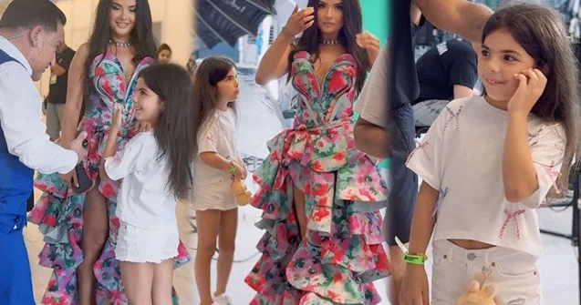 Aysel ilk dəfə qızı ilə görüntüləndi Video