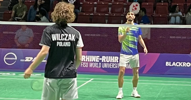 Universiada: Badmintonçumuz 1/16 finalda FOTO
