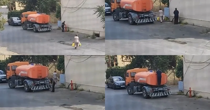 Bakıda yanğın söndürmək üçün nəzərdə tutulan su sakinlərə 30 manata satılır İDDİA