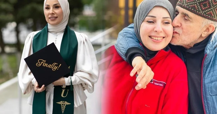 Alim Qasımovun qızının sevinci Foto