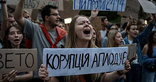 Ukrayna kəşfiyyatı ölkədəki etiraz aksiyalarında Rusiyanın izini tapıb...