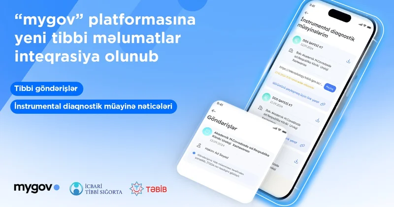 “mygov” platformasına yeni tibbi məlumatlar inteqrasiya olundu