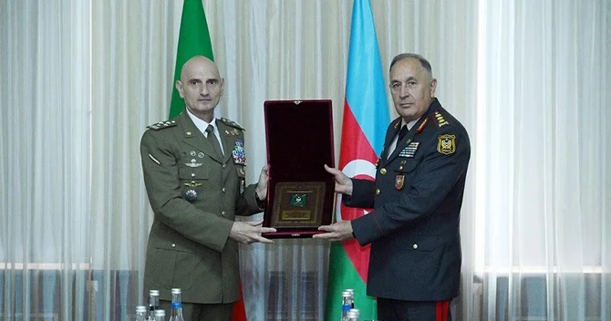 Azərbaycan və İtaliya arasında hərbi sahədə əməkdaşlıq müzakirə olunub