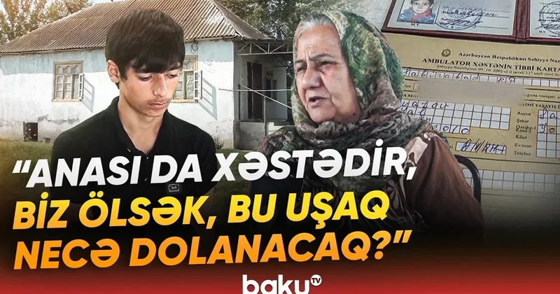 16 yaşlı eşitmə və nitq məhdudiyyətli şəxsin pensiyası kəsildi VİDEO