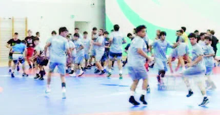 Güləş millisinin məşqi