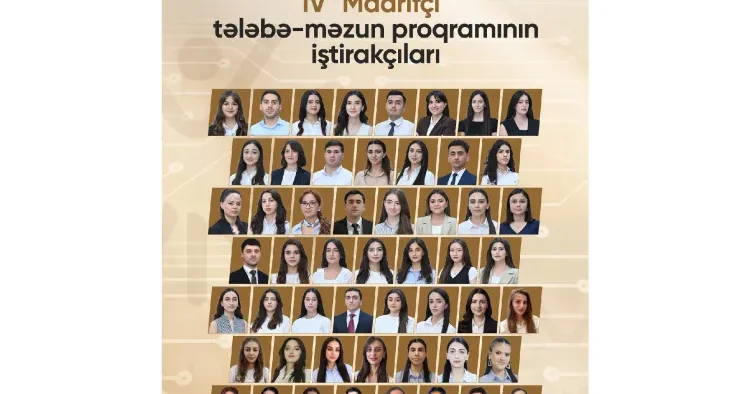 IV “Maarifçi” tələbə məzun proqramının iştirakçıları ilə görüş keçirilib FOTO