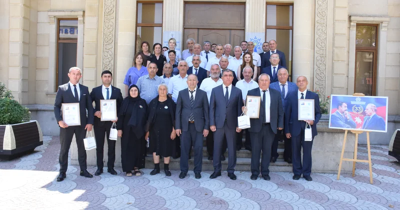 YAP Ağstafa rayon təşkilatının yaradılmasının 33 cü ildönümü münasibətilə tədbir keçirilib FOTO
