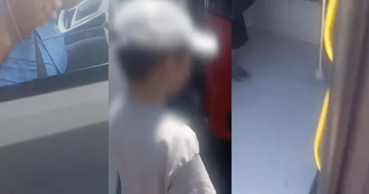 Bakıda avtobus sürücüsü ananı düşürdü Xəstə uşağına görə VİDEO
