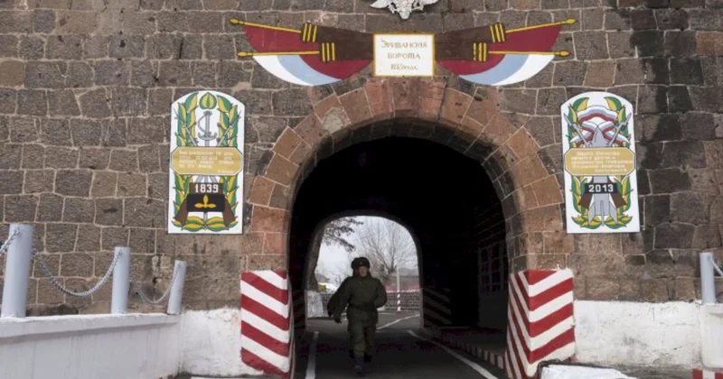 Gümrüdə rus hərbi bazasına qarşı etiraz aksiyası
