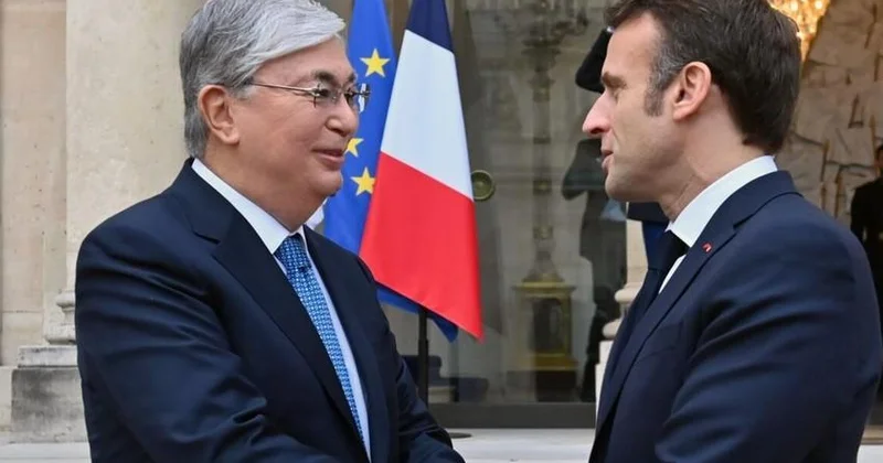 Tokayev və Makron Cənubi Qafqazdakı vəziyyəti müzakirə ediblər