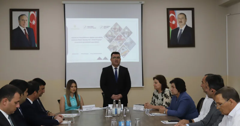Qəbələ Dövlət Peşə Təhsil Mərkəzində qısamüddətli təlimləri bitirən müdavimlərə sertifikat təqdim olunub