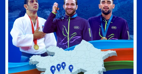 Olimpiya çempionlarımız Qarabağa gedib