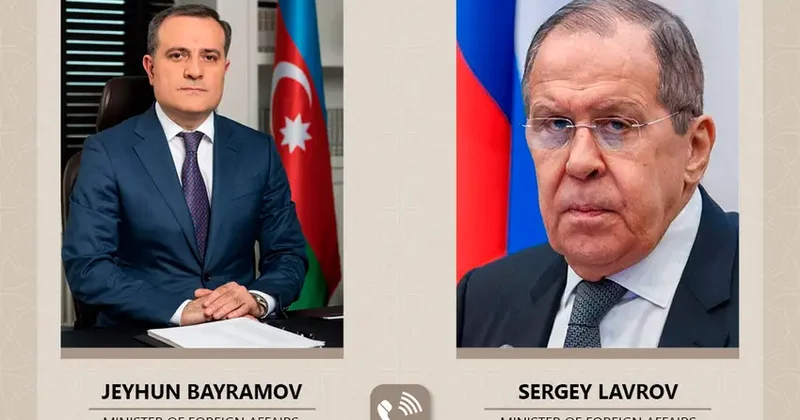Ceyhun Bayramov ilə Sergey Lavrov regional və beynəlxalq təhlükəsizlik məsələlərini müzakirə edib
