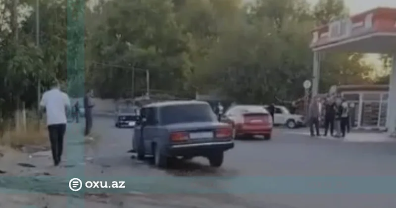 Gəncədə AĞIR QƏZA: KIA və VAZ 2107 toqquşdu, sürücü hadisə yerini tərk etdi
