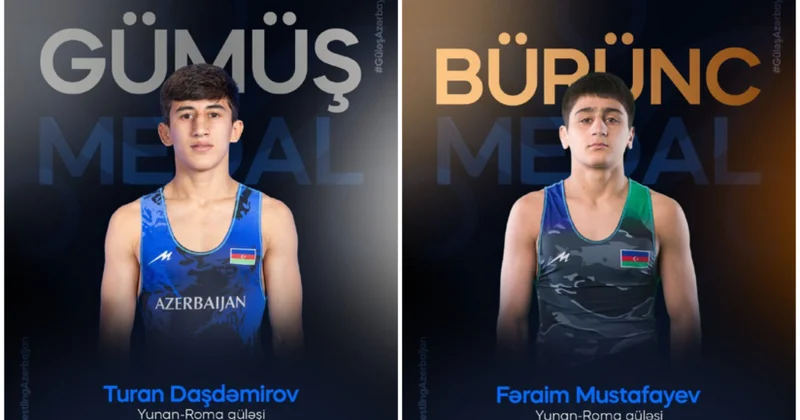 Азербайджанские борцы завоевали еще две медали на чемпионате мира в Болгарии