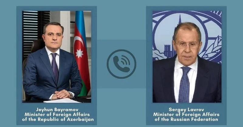 Главы МИД Азербайджана и России поговорили по телефону