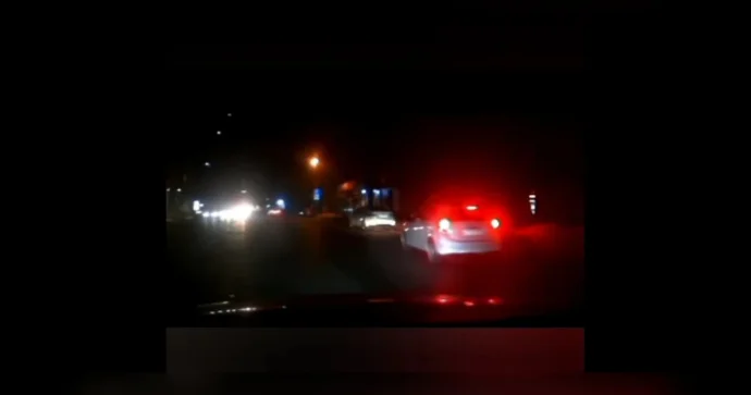 Təhlükəli manevr edib qəza şəraiti yaratdı CƏRİMƏLƏNDİ FOTO