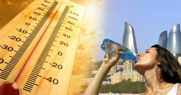 Bakıda 38, rayonlarda 40 dərəcə isti olacaq PROQNOZ