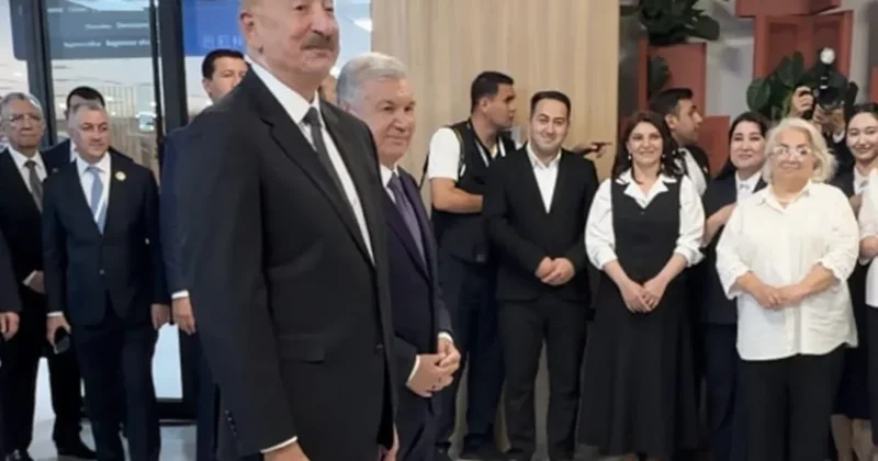 Лидеры Азербайджана и Узбекистана встретились с учащимися университета имени Низами Гянджеви