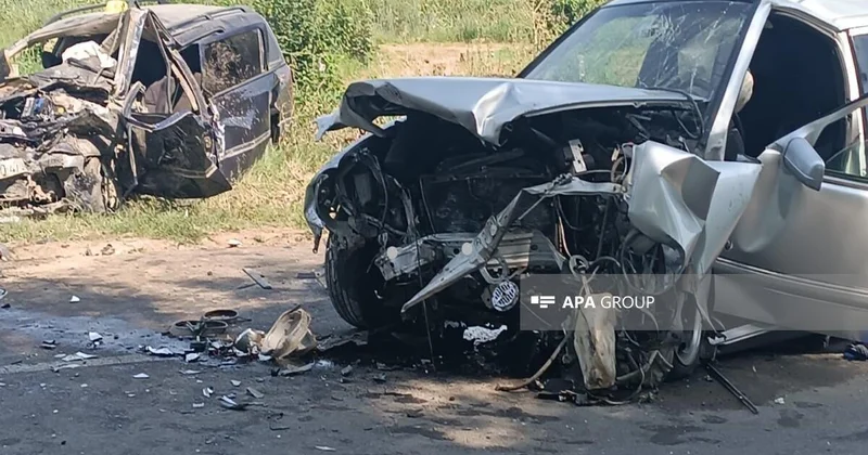 В Газахе произошло ДТП: погибли три человека ФОТО