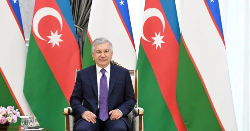 Mirziyoyev İlham Əliyevin Özbəkistana dövlət səfərinin tarixi əhəmiyyət kəsb etdiyini bildirib