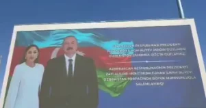 Daşkənd İlham Əliyevi qarşılayır VİDEO