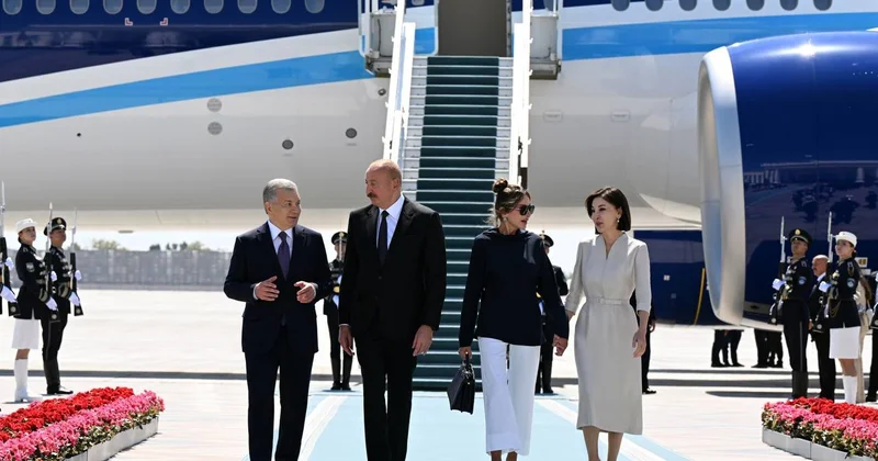 İlham Əliyev və Mehriban Əliyeva Özbəkistanda