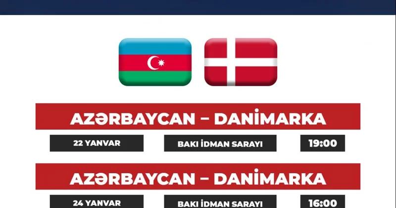 Millinin Danimarka ilə oyunlarına təyinatlar
