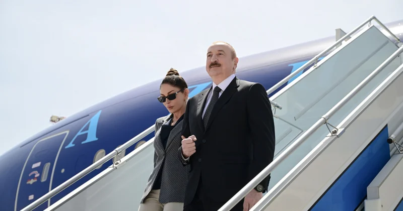 Prezident xanımı ilə Özbəkistandadır