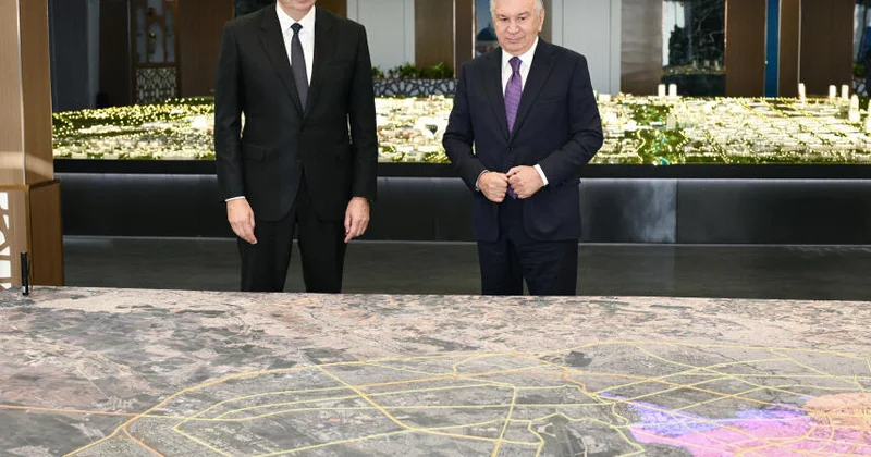 Prezident İlham Əliyev Özbəkistanın ən böyük şəhərsalma layihəsi “Yeni Daşkənd”lə tanış olub 9Foto)