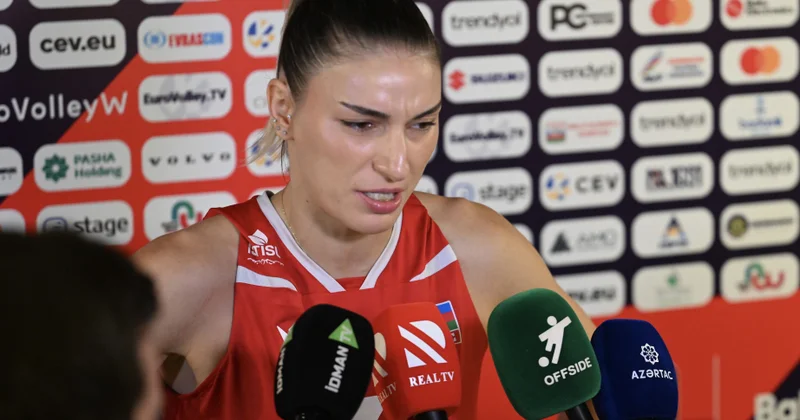 Voleybol millisinin kapitanı: Komanda yoldaşlarım əla mübarizə apardılar