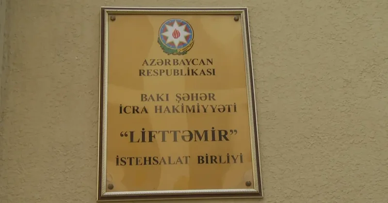 Yeni Günəşli qəsəbəsində binanın lifti işləmir VİDEO