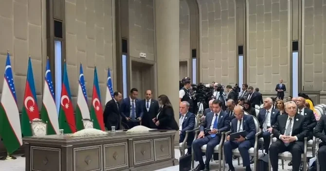Azərbaycan və Özbəkistan liderlərinin bəyanatları öncəsi SON HAZIRLIQLAR