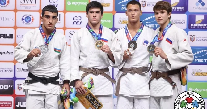 Cüdoçularımız Dünya çempionatını 1 qızıl, 1 gümüş medalla başa vurublar