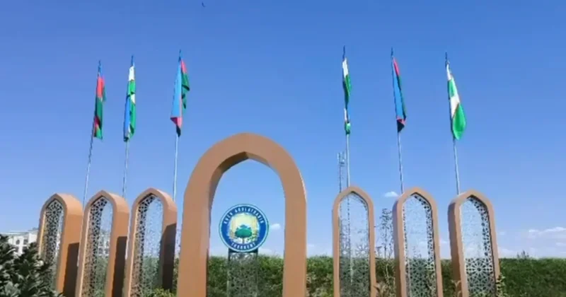Daşkənd hava limanında İlham Əliyevin qarşılanması üçün hazırlıq işləri görülür VİDEO