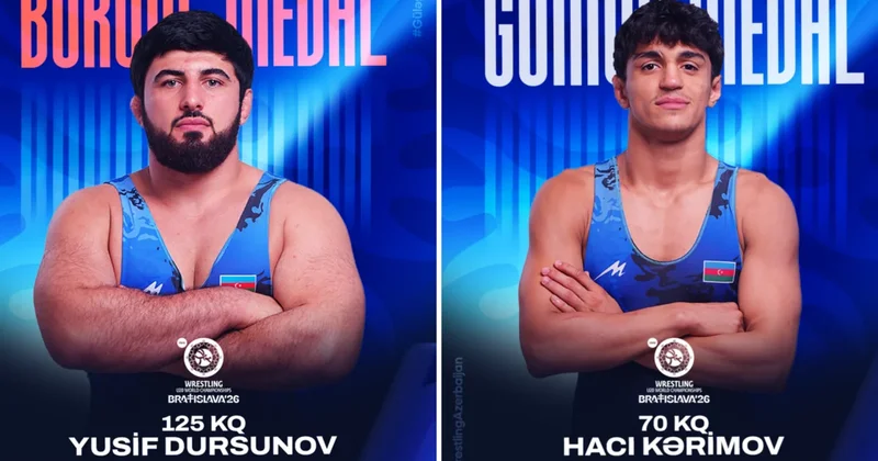 Азербайджанские борцы завоевали в последний день чемпионата мира две медали