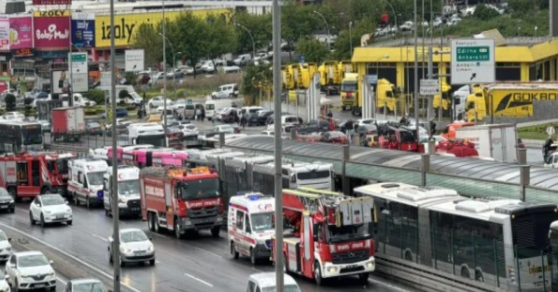 İstanbulda metrobus QƏZASI VİDEO