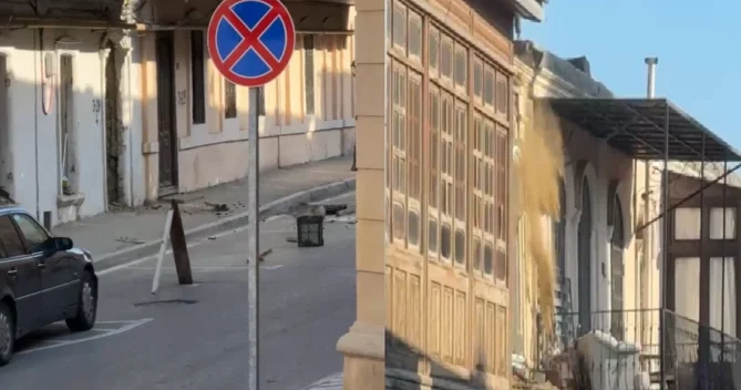 “Sovetski”də söküntü zamanı təhlükəsizlik tədbirlərinə riayət olunmur?