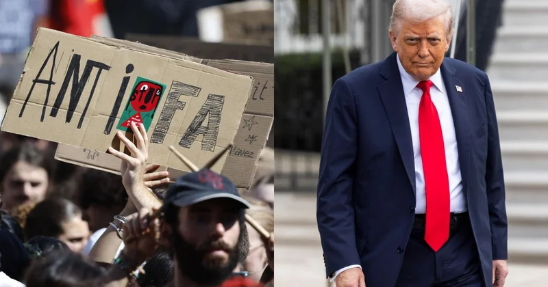 Tramp ABŞ dəki radikal solçu “Antifa”nı rəsmi terror təşkilatı elan edib