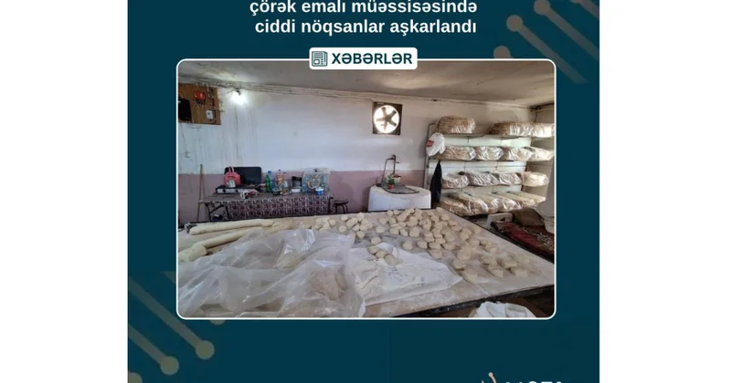Şərurda çörək emalı müəssisəsində nöqsanlar aşkarlanıb