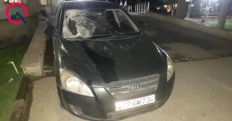 Lənkəranda 22 yaşlı gənci maşın vurdu Fotolar