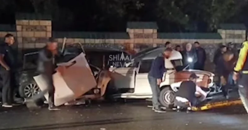 Момент страшной аварии в Габале попал на видео ВИДЕО
