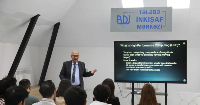 BDU da Corc Vaşinqton Universitetinin professorunun iştirakı ilə elmi seminar keçirilib