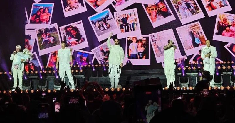Əfsanəvi Backstreet boys Astanada anşlaqla qarşılandı FOTOLAR
