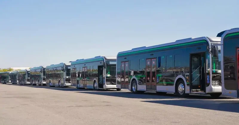 Özbəkistan Çindən 100 ədəd elektrik avtobusu alıb
